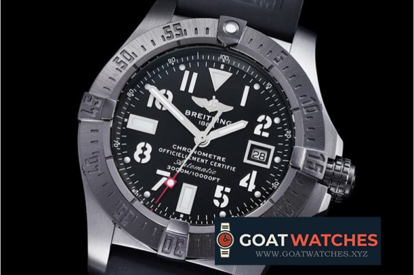 Breitling - Avenger Seawolf BlackSteel DLC/RU Black HF Asia 2836