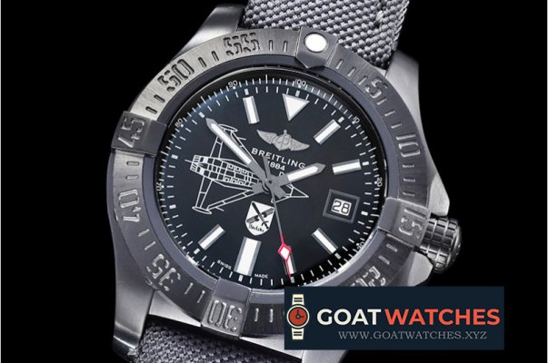 Breitling - Avenger II Seawolf DLC/NY Blk Plane ANF Asia 2836