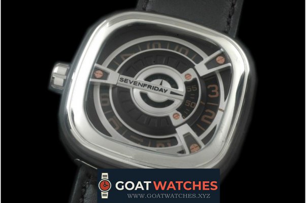 SevenFriday - SevenFriday M1-1 SS/LE Black Jap Miyota 8210