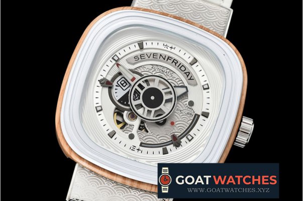 SevenFriday - SevenFriday P1B/03 Japan Inspired SS/LE White Jap Miyota