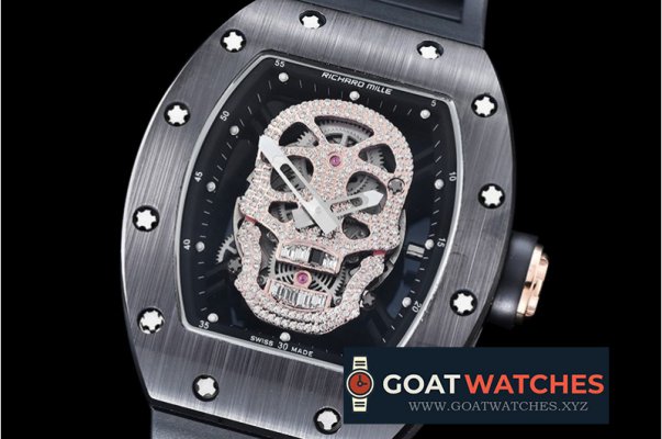 Richard Mille - RM052 Diamond Skull Tourb MT CER/RU MY9015 Mod