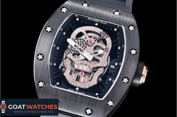 Richard Mille - RM052 Diamond Pirates Skull Tourb CER/RU MY9015 Mod