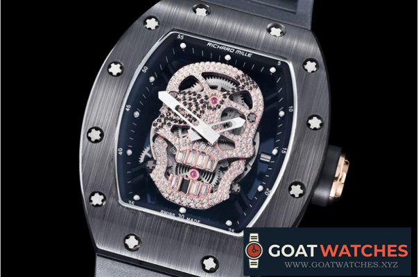 Richard Mille - RM052 Diamond Pirates Skull Tourb CER/RU MY9015 Mod