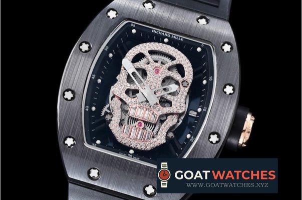 Richard Mille - RM052 Diamond Skull Tourb CER/RU MY9015 Mod