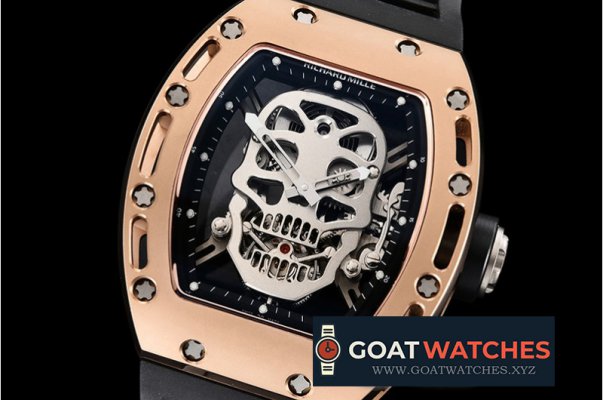 Richard Mille - RM052 Tourbillon Skull RG/RU Skele Tourbillon