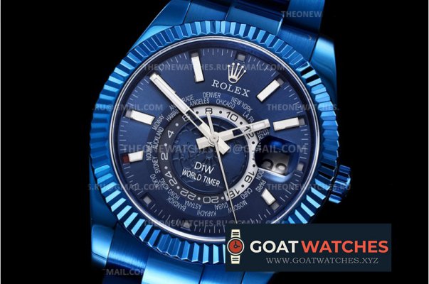 Rolex - Skydweller DIW DLC SS/SS Blue WWF Asian 2813