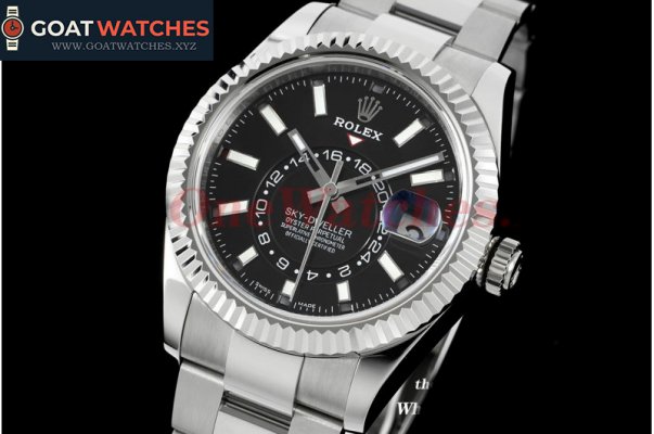 Rolex - SkyDweller 326934 42mm Black/Stk 904L SS/SS Black A9001