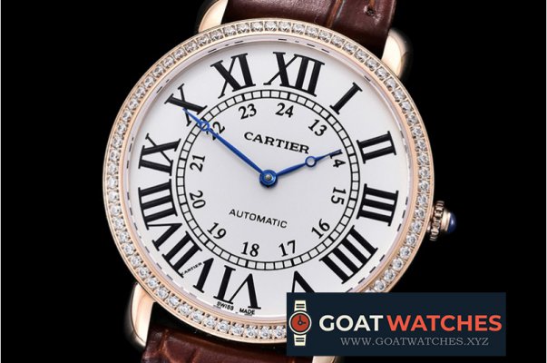 Cartier - Ronde Louis Cartier No Date RG/LE Diams White Asia HW