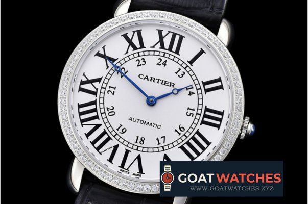 Cartier - Ronde Louis Cartier No Date SS/LE Diams White Asia HW