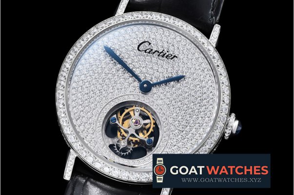 Cartier - Ronde De Cartier Diamonds SS/LE Tourbillon HW