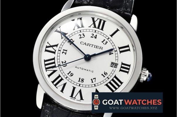 Cartier - Ronde Louis Cartier Date SS/LE White Miyota 9015