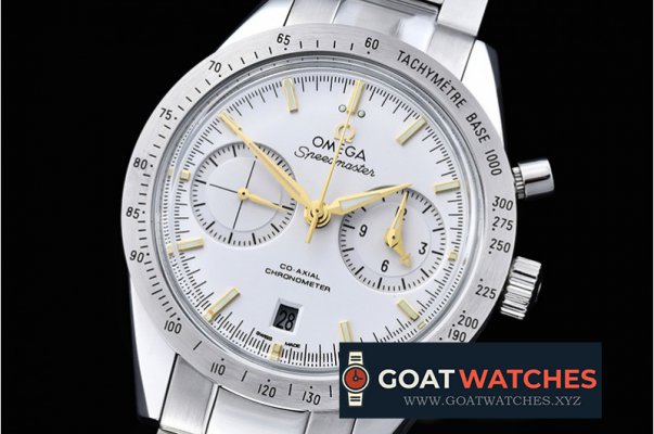 Omega - SpeedMaster 57 SS/SS Wht/Gold JHF Asia 7750 Mod 9300