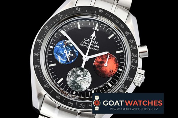 Omega - SpeedMaster Moon to Mars SS/SS Blk JHF Venus 75