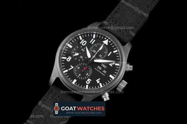 IWC - Pilot Chrono Top Gun IW389101 CER/NY Blk A7750