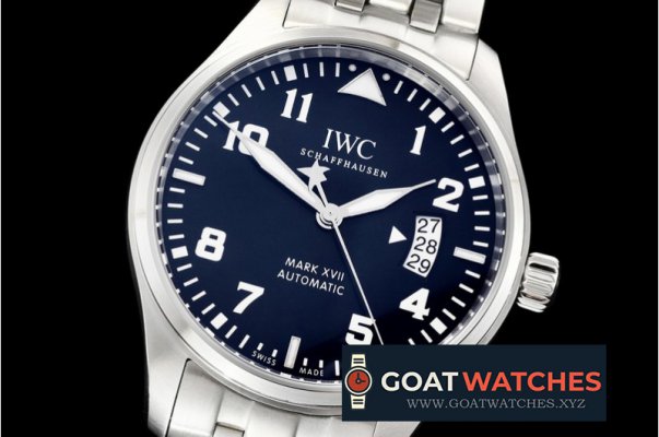 IWC - Mark XVII Le Petit Prince SS/SS Blue MKF MY9015 Mod