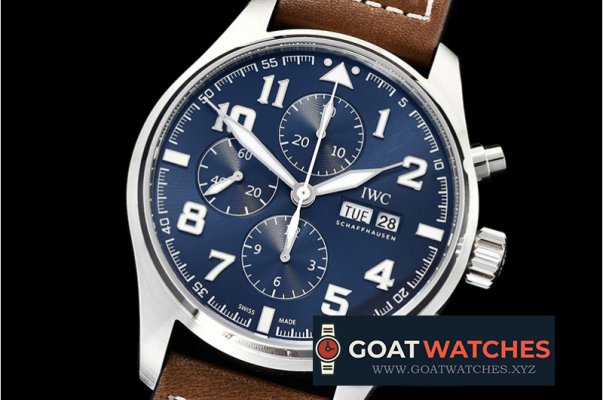 IWC - Pilot Chrono "Le Petit" 377721 SS/LE Blue ZF A7750