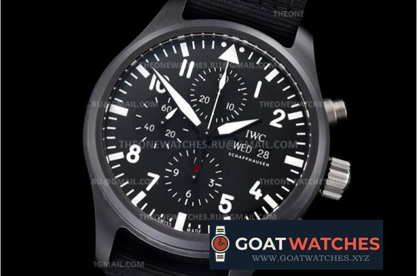 IWC - Pilot Chrono Top Gun IW389101 CER/NY Blk ZF A7750