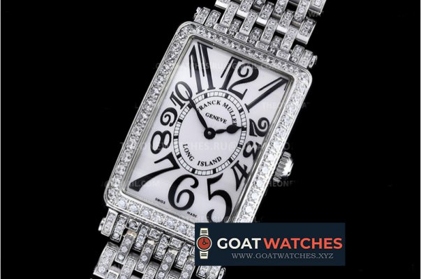 Franck Muller - Long Island 952QZ DIAM/SS/SS White Swiss Qtz