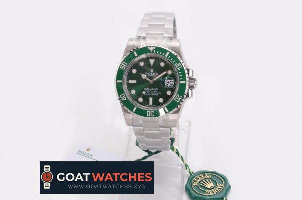 ROLEX - Submariner 116610LV 904L SS/SS Green VSF VS3135