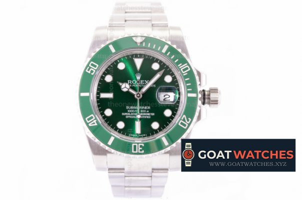 Rolex - Submariner 116610LV 904L 40MM SS/SS Green ARF V4 A2824