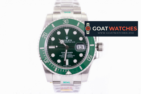 Rolex - Submariner 116610LV 904L SS/SS Green ZF VR3135