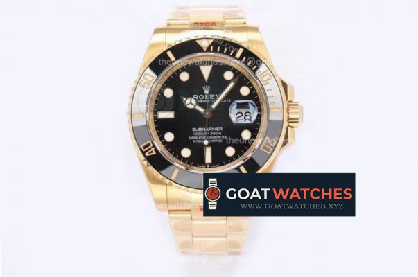 Rolex - Submariner 126618LN 904L YG/YG Blk EWF V2 A3235