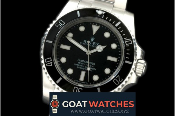 Rolex - 114060 No Date Black SS Sub A-2836