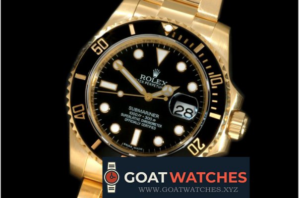 Rolex - Submariner 116619 Black FG Sub Swiss Eta 2836