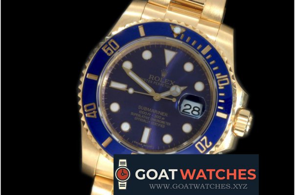 Rolex - Submariner 116619 Blue FG Sub Swiss Eta 2836