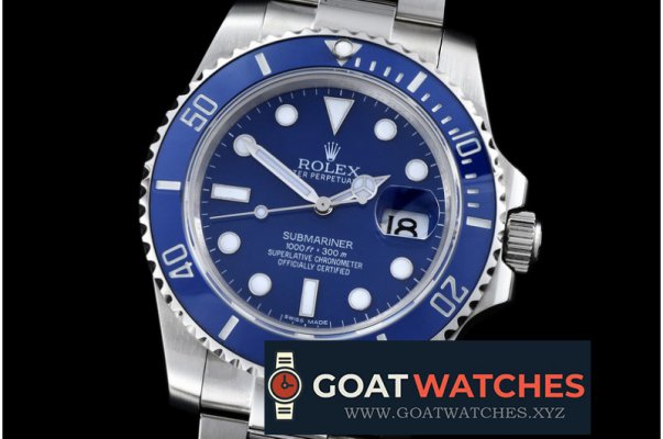 Rolex - Submariner SS/SS Blue BP Ultimate Swiss Eta 2836