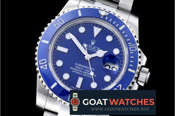 Rolex - Submariner 116619 SS/SS Blue BP Ult A3135 Mod