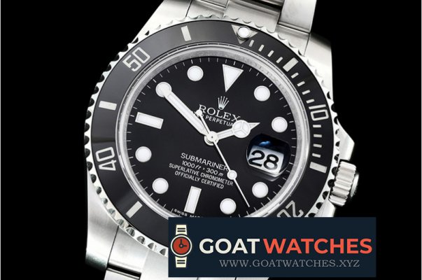 Rolex - Submariner 116610 904L SS/SS Black GMF SA3135