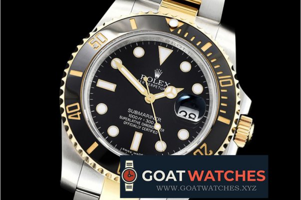 Rolex - Submariner 116613 Cer YG/SS Black GMF A2836