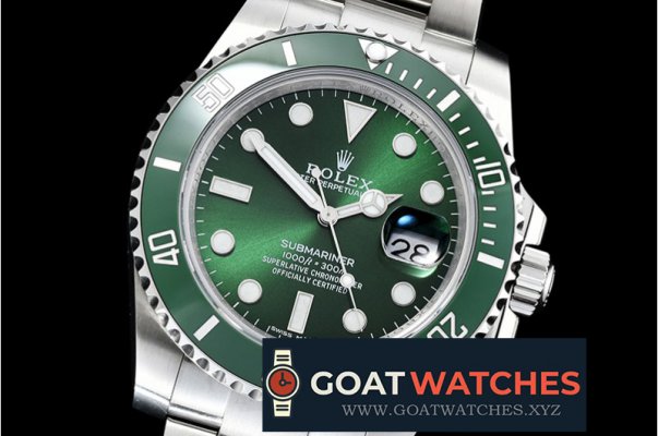 Rolex - Submariner 116610LV 904L SS/SS Green VRF Asia 3135