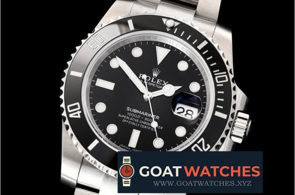 Rolex - Submariner 116610LN 904L SS/SS Black NAIL Asia 3135