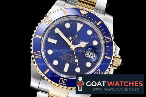 Rolex - Submariner 116613LN 904L YG/SS Blue ARF V3 A2824