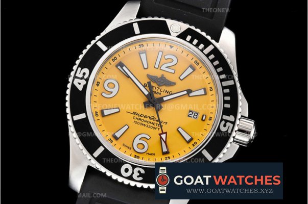 Breitling - Superocean 44mm SS/RU Yellow TF Asia 2824