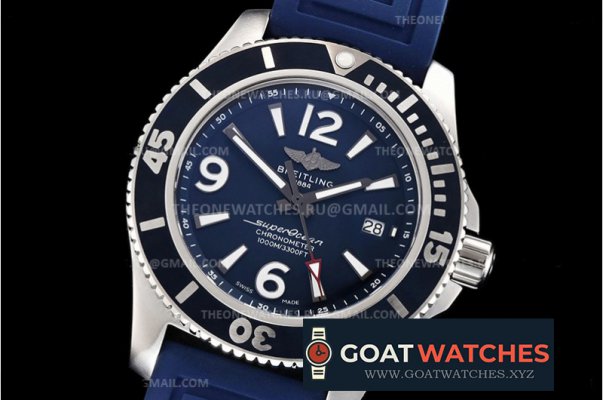 Breitling - Superocean 44mm SS/RU Blue TF Asia 2824