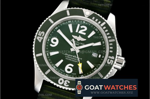 Breitling - Superocean 44mm SS/NY Green TF Asia 2824