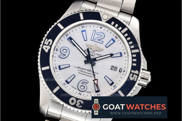 Breitling - Superocean 44mm SS/SS White TF Asia 2824