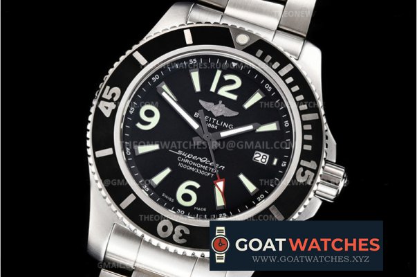 Breitling - Superocean 44mm SS/SS Black TF Asia 2824