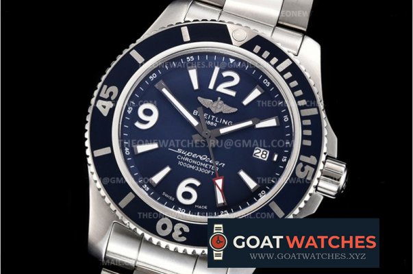 Breitling - Superocean 44mm SS/SS Blue TF Asia 2824