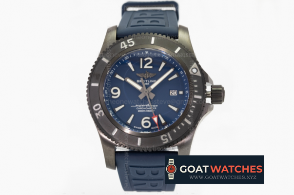 Breitling - Superocean 44mm DLC/RU Blue TF Asia 2824