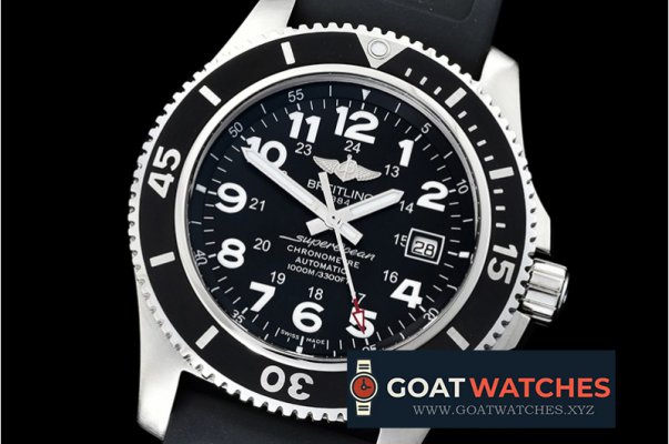 Breitling - SuperOcean II 44mm SS/RU Black/Num GF Asia 2824