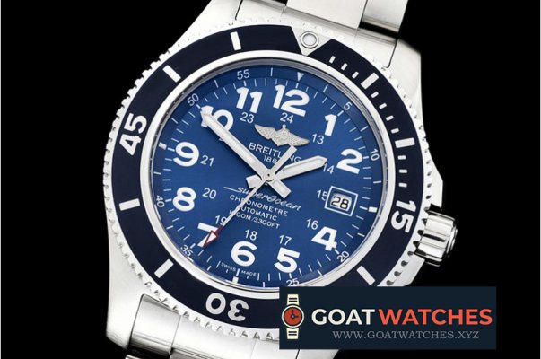 Breitling - SuperOcean II 44mm SS/SS Blue/Num GF Asia 2824