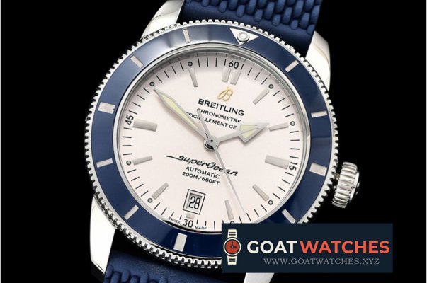 Breitling - Superocean Heritage II 42mm SS/RU (Blue) Wht OMF A2836