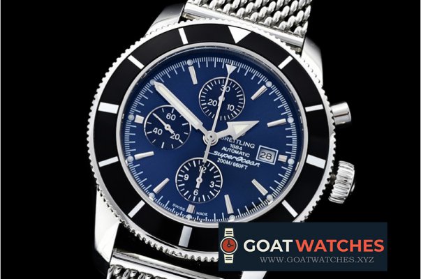 Breitling - SuperOcean Heritage II Chronograph SS/SS Blue ANF A7750