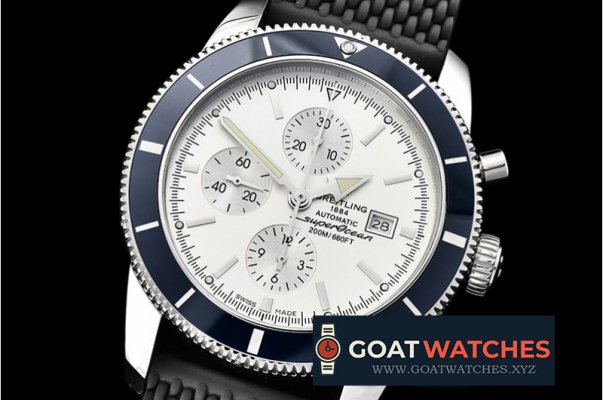 Breitling - SuperOcean Heritage II Chrono SS/RU White OMF A7750