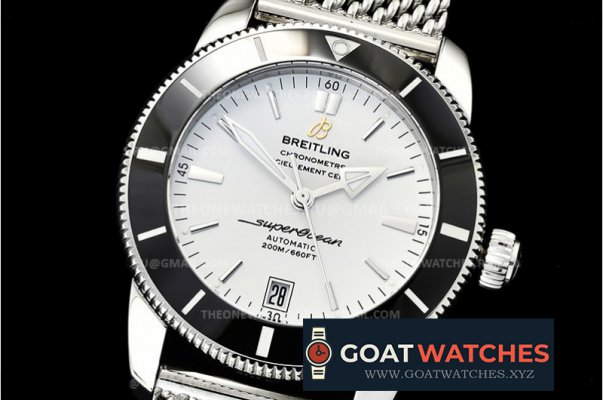 Breitling - Superocean Heritage II 42mm Blk SS/SS Wht GF V2 A2824