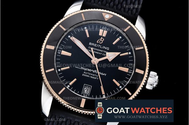 Breitling - Superocean Heritage II 42mm RG/SS/RU Blk GF V2 A2824